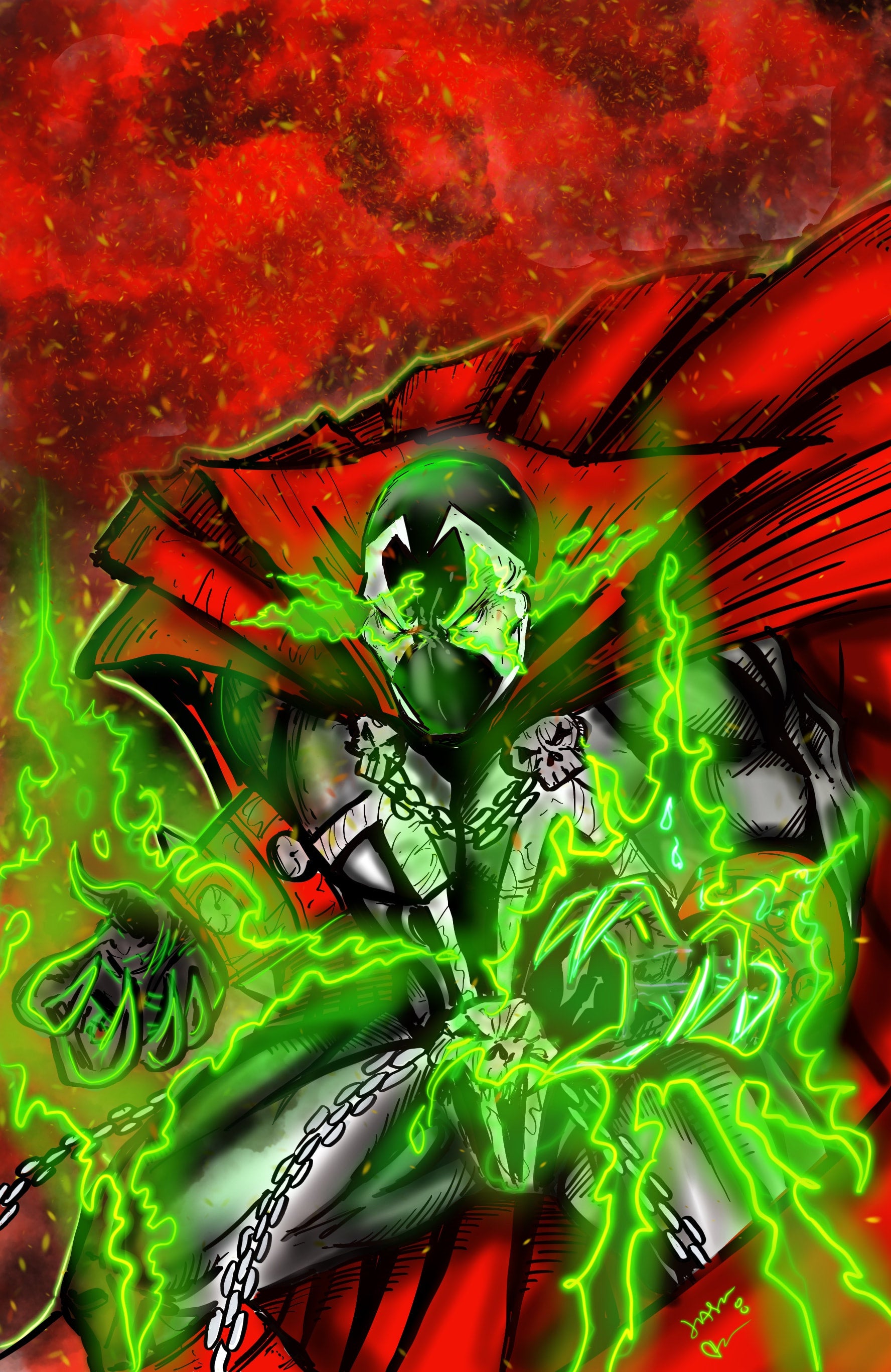 Spawn 18X 24 (poster size) Premium art Print